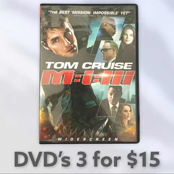📀 Mission Impossible III DVD movie 📀 - Picture 1 of 3